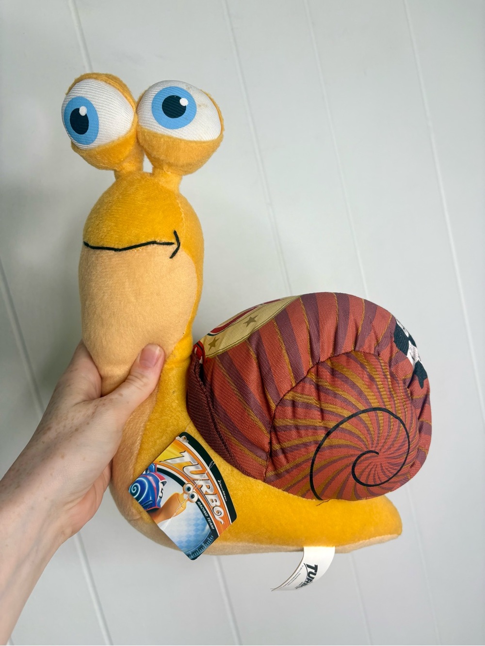 Dreamworks 2013 Turbo Movie #5 Turbo the Snail 11" Plush Rare Collectible Plush